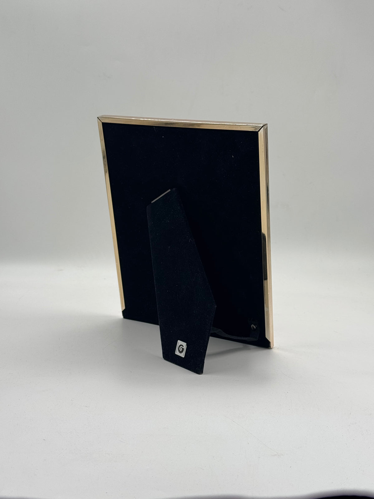 Hammered Silver-Tone Metal Photo Frame