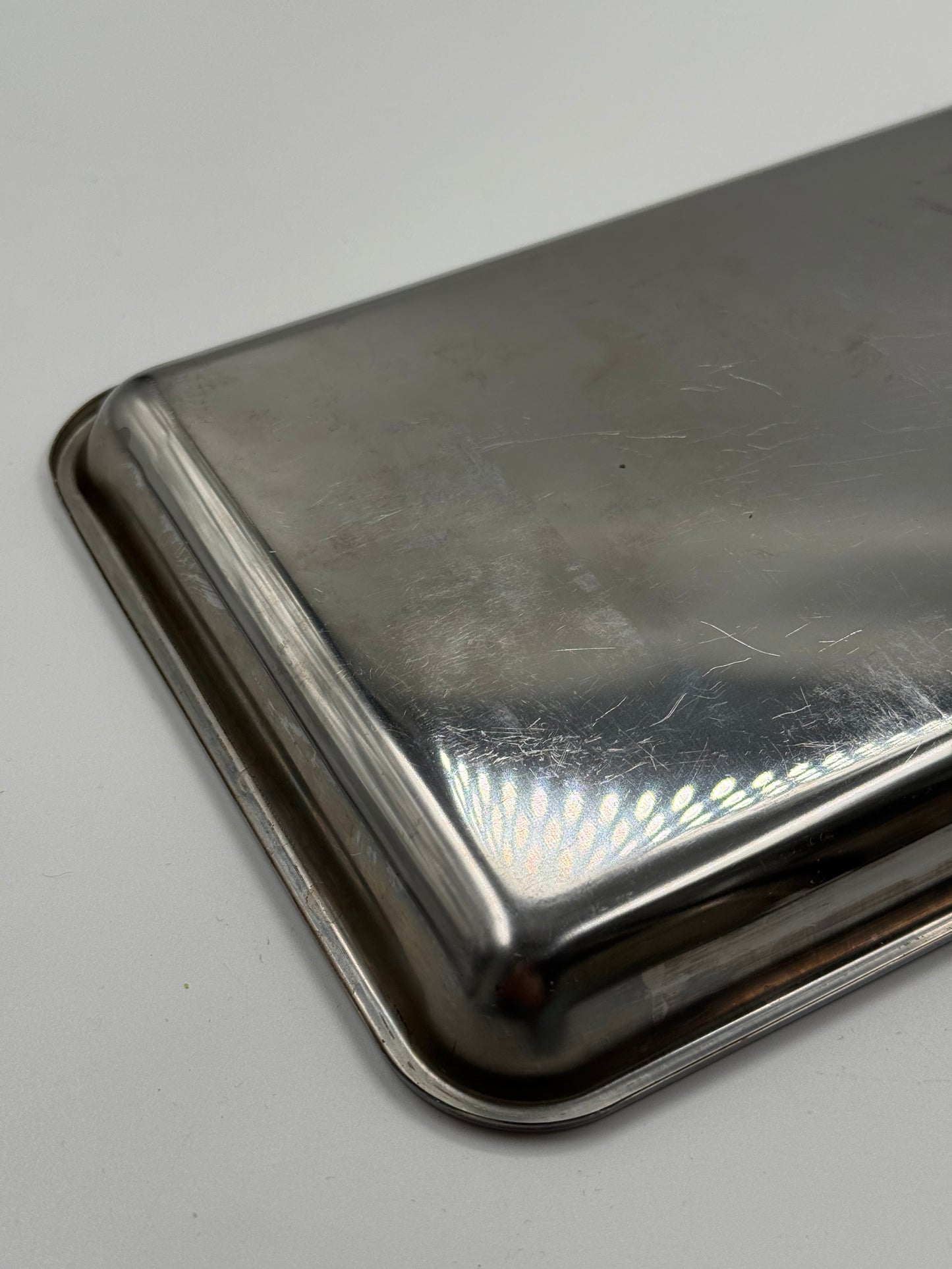 Stainless Steel Tray Minimalist Industrial Design