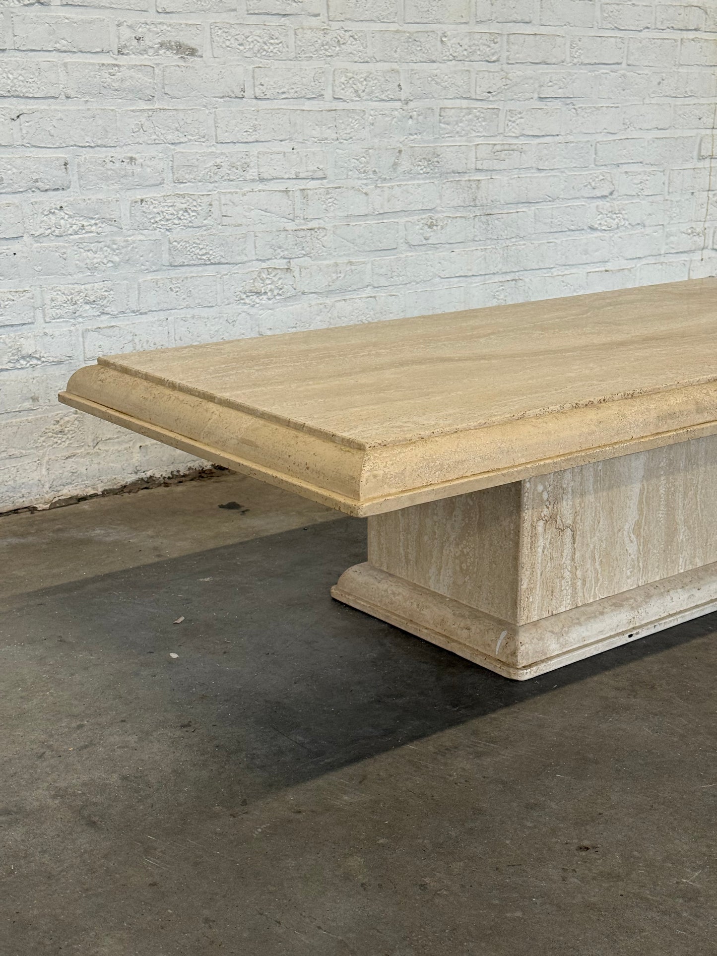 Travertine Stone Coffee Table