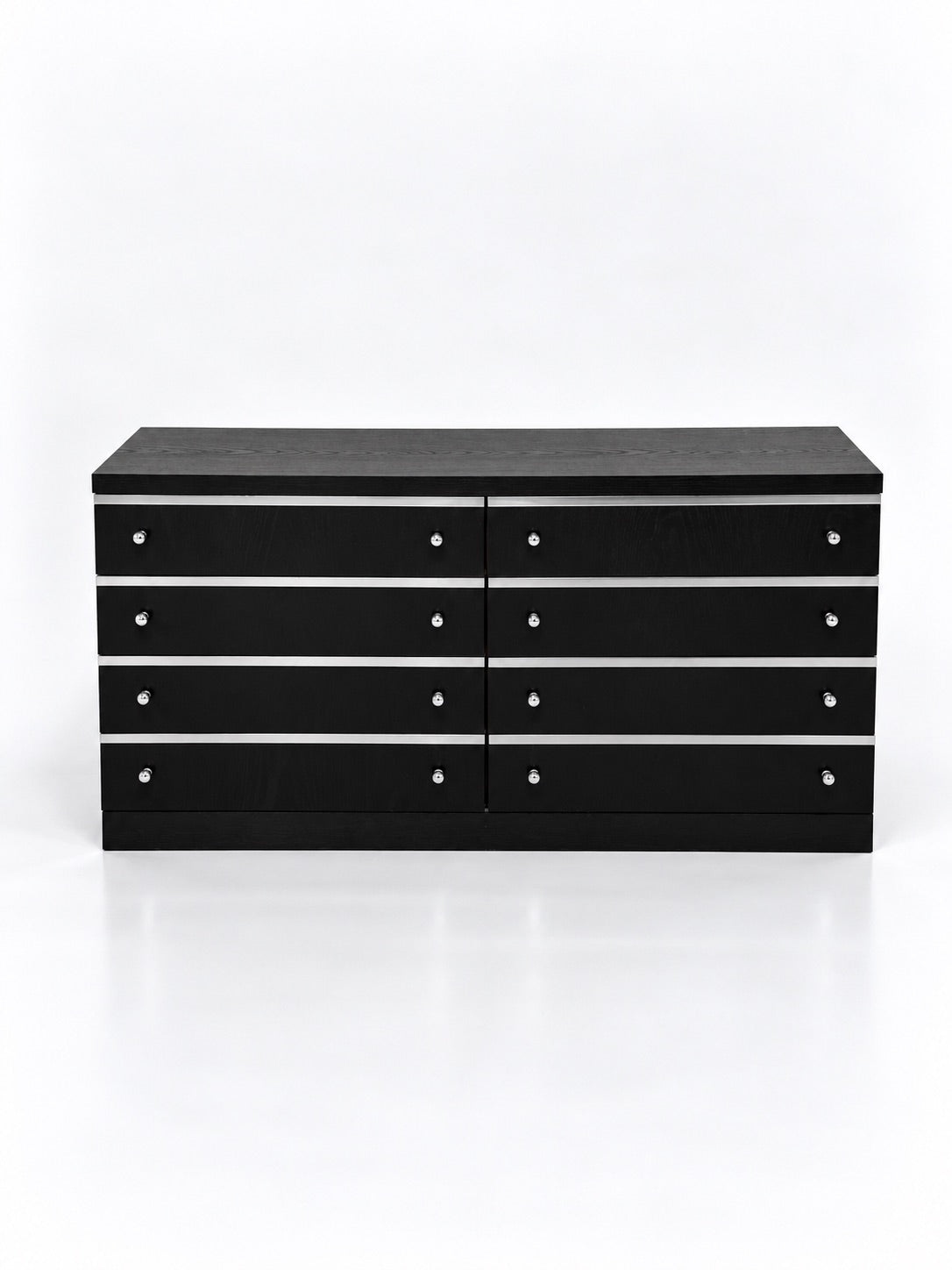 Modular Enfilade, Black Ash & Aluminium, 1970s