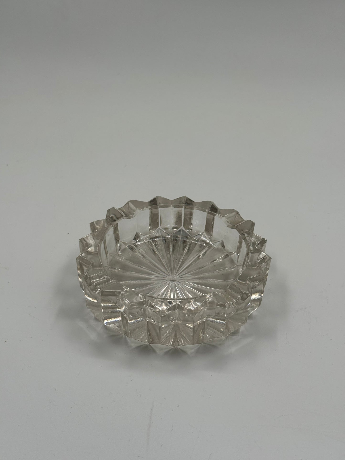 Val St. Lambert Crystal Ashtray