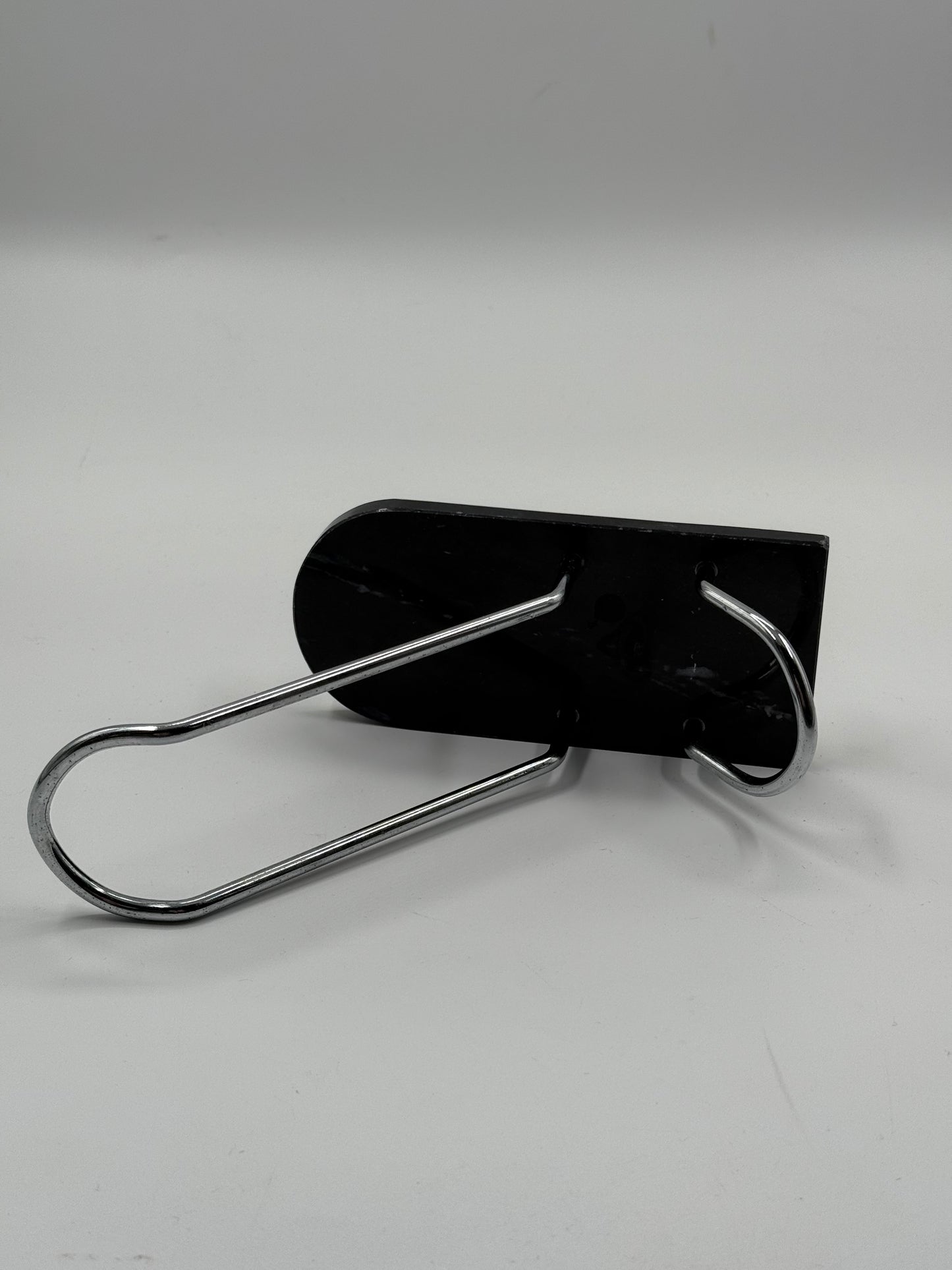 Post-Modern Marble & Chrome Wine Holder