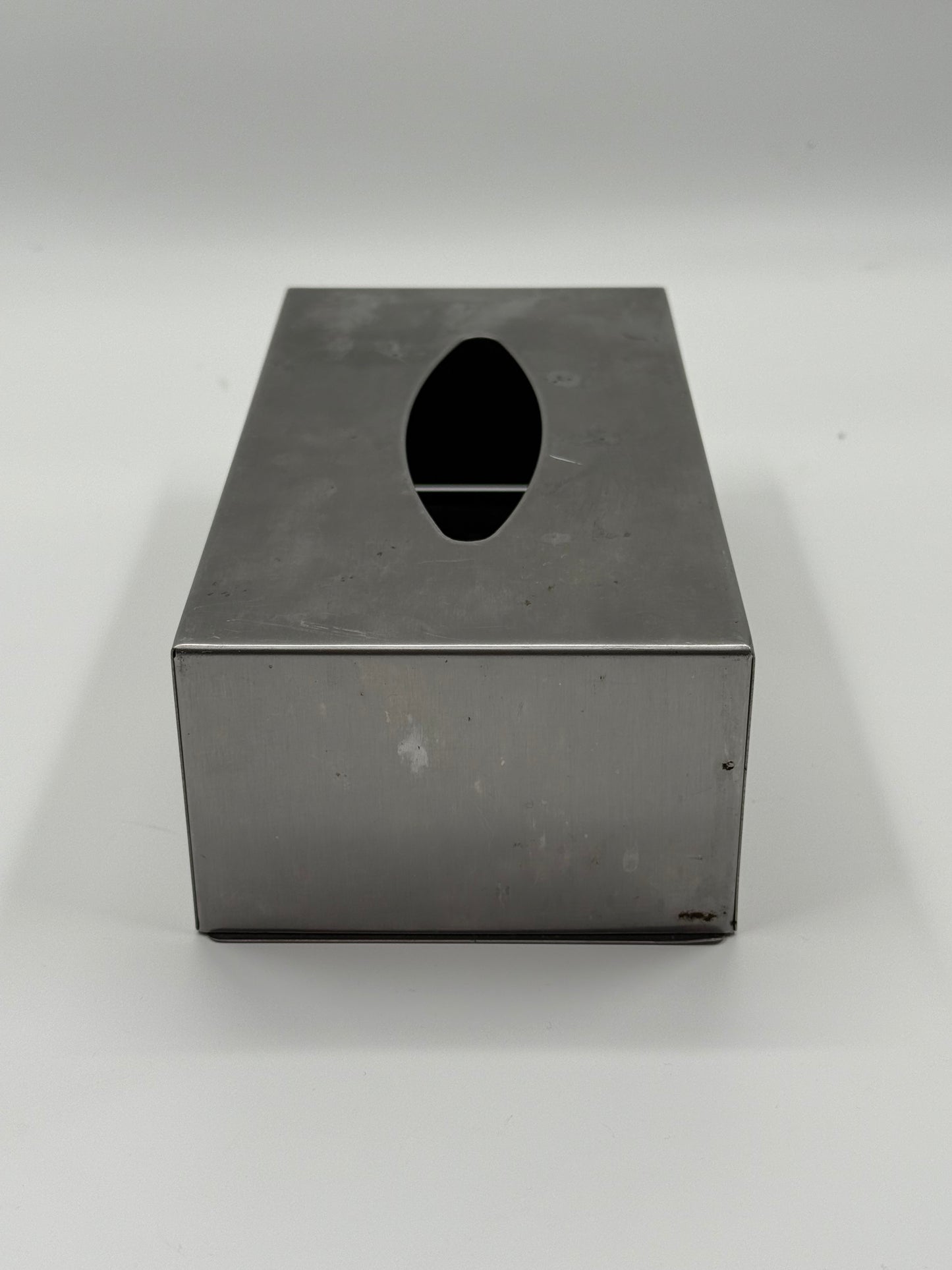 Brushed Steel Tissue Box Cover
