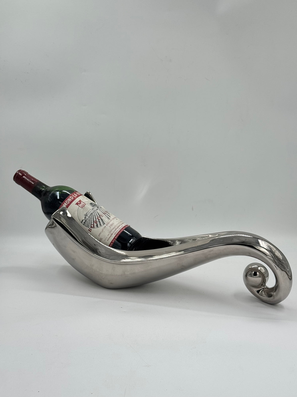 Silver-Plated Wine Bottle Holder