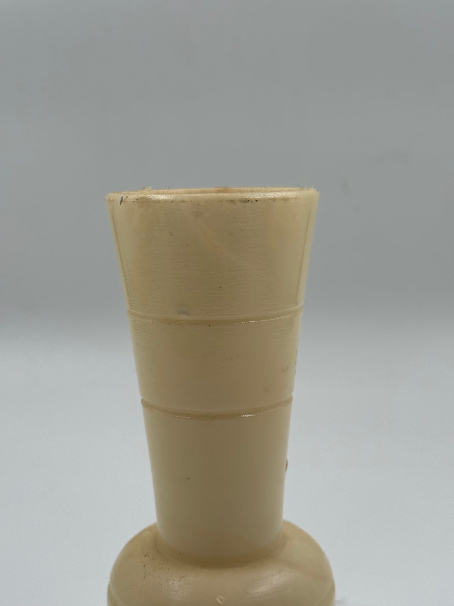 Small Cream Ceramic Vase Minimalist Modern Design