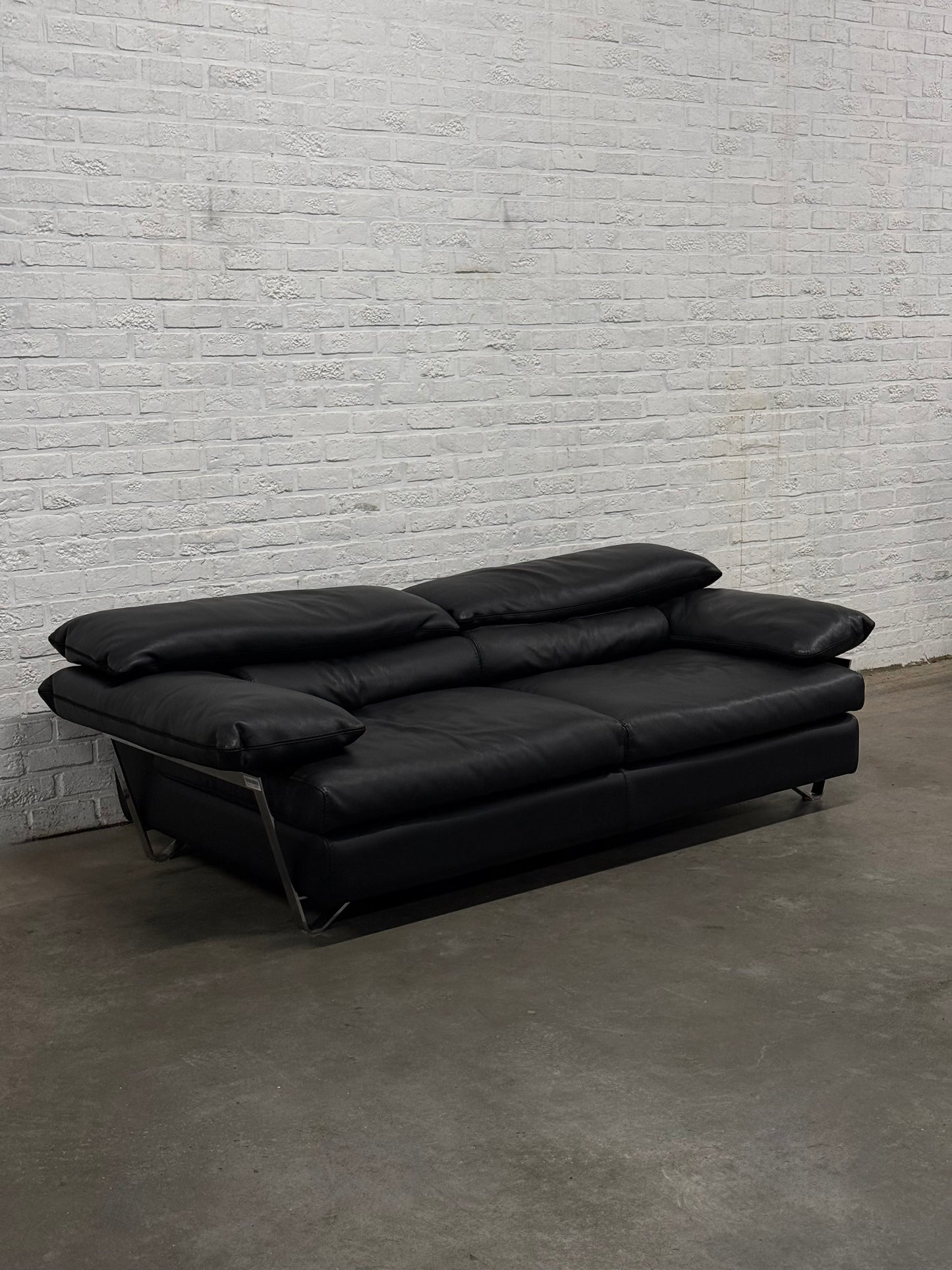 Roche Bobois Leather Sofa Contemporary Design Statement Piece