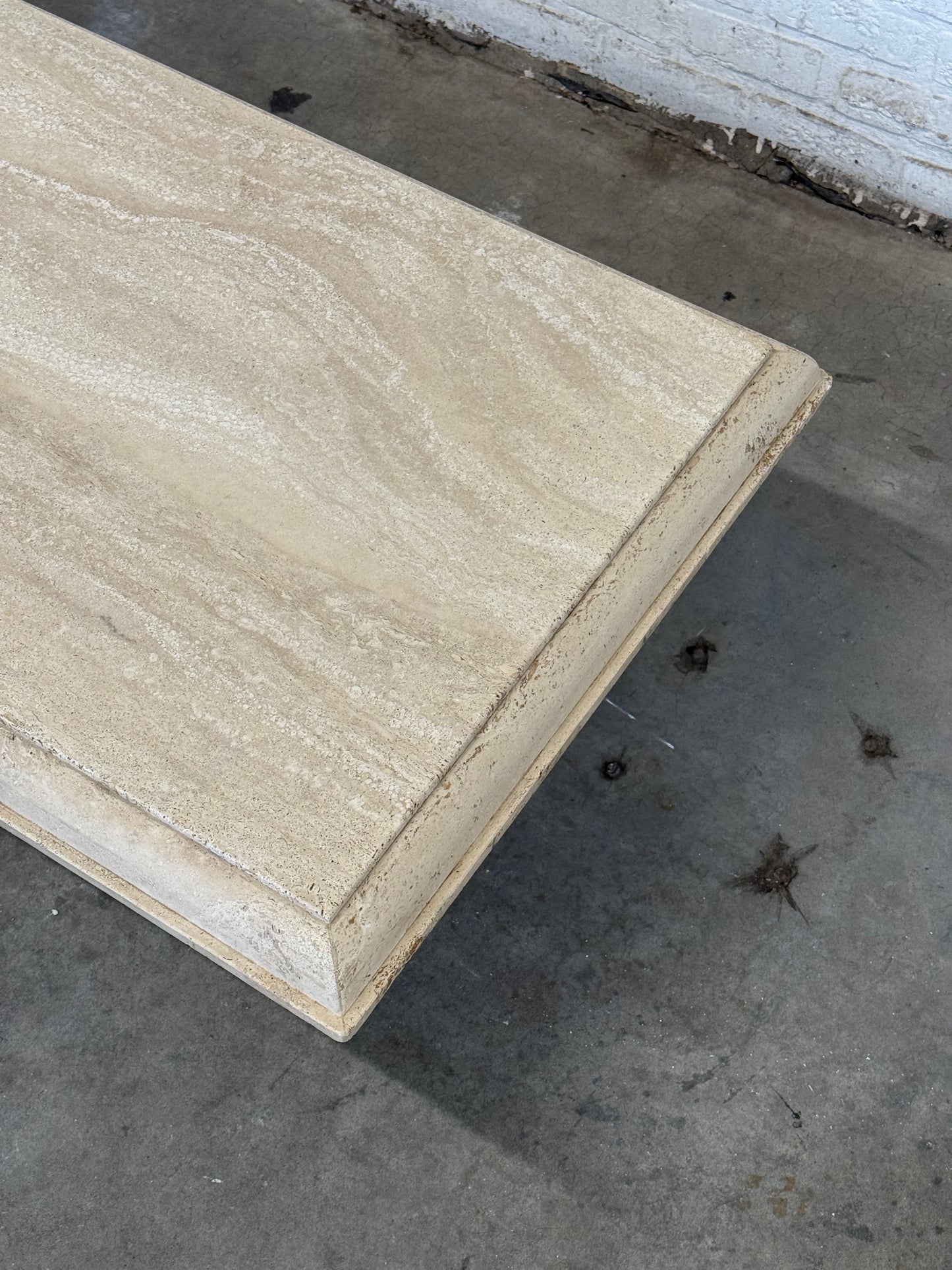 Travertine Stone Coffee Table