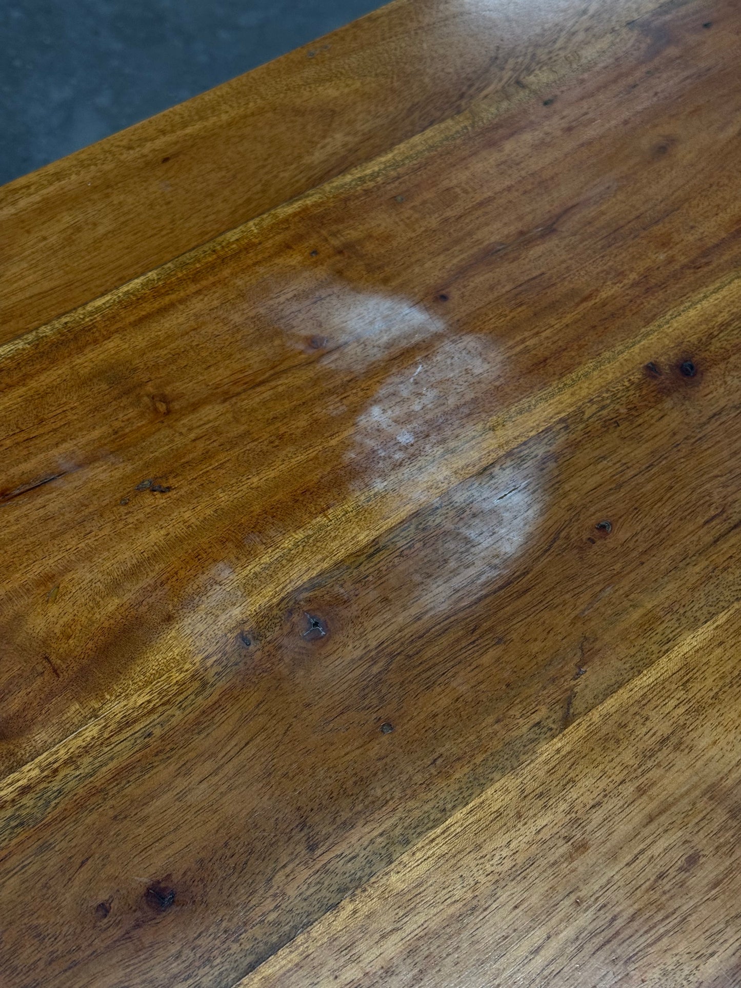 Brutalist Solid Wood Coffee Table Sculptural Architectural Design