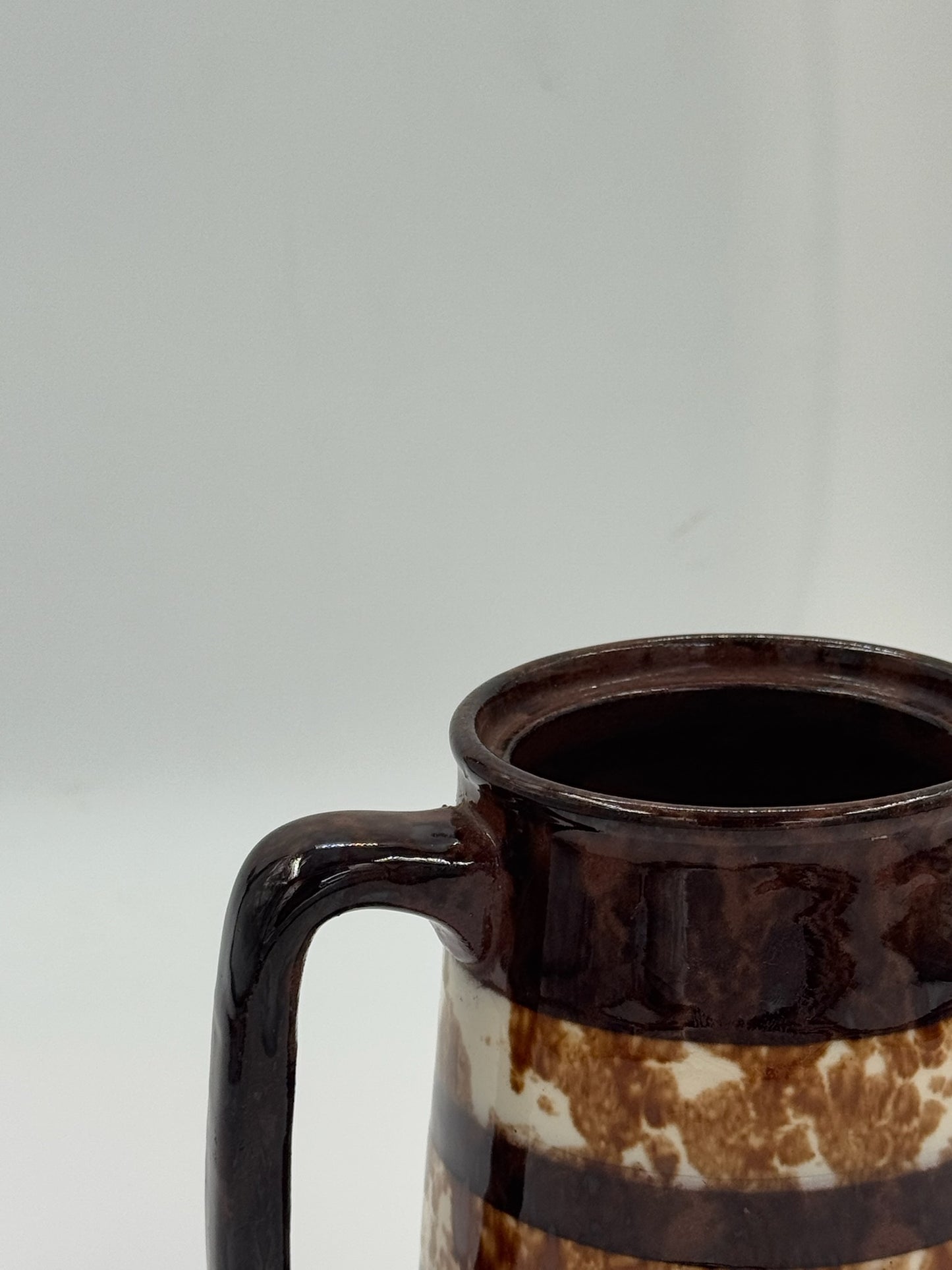 Vintage French Country Ceramic Coffee Pot