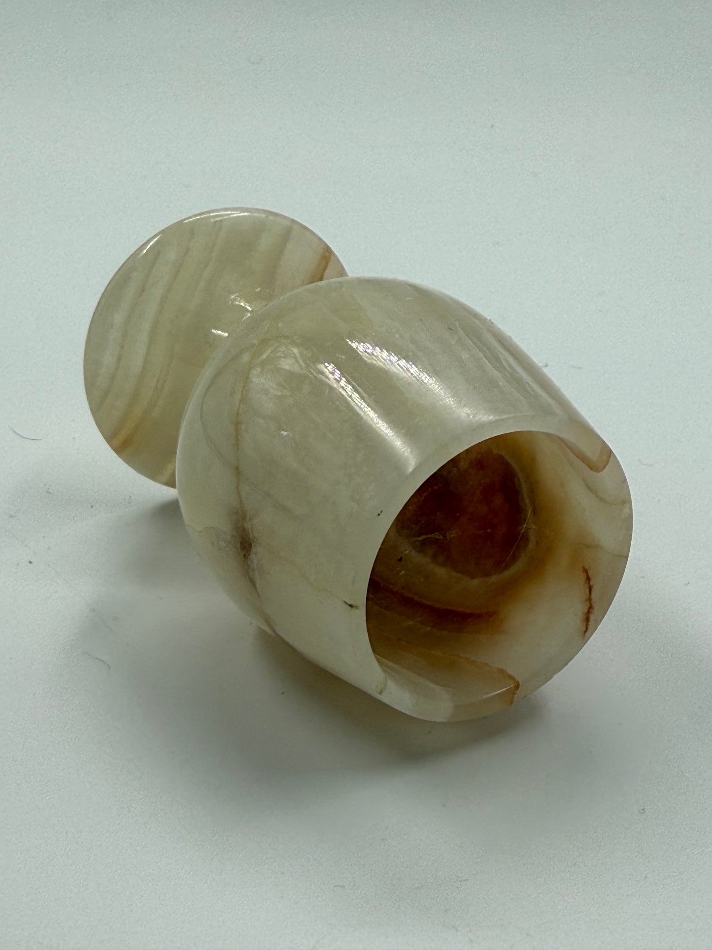 Small Onyx Stone Goblet Decorative Object