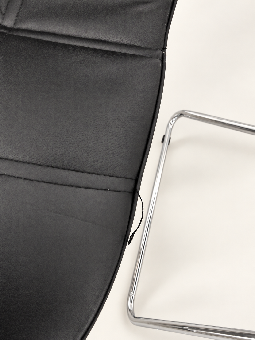Chrome Sled Dining Chairs, Set of 4