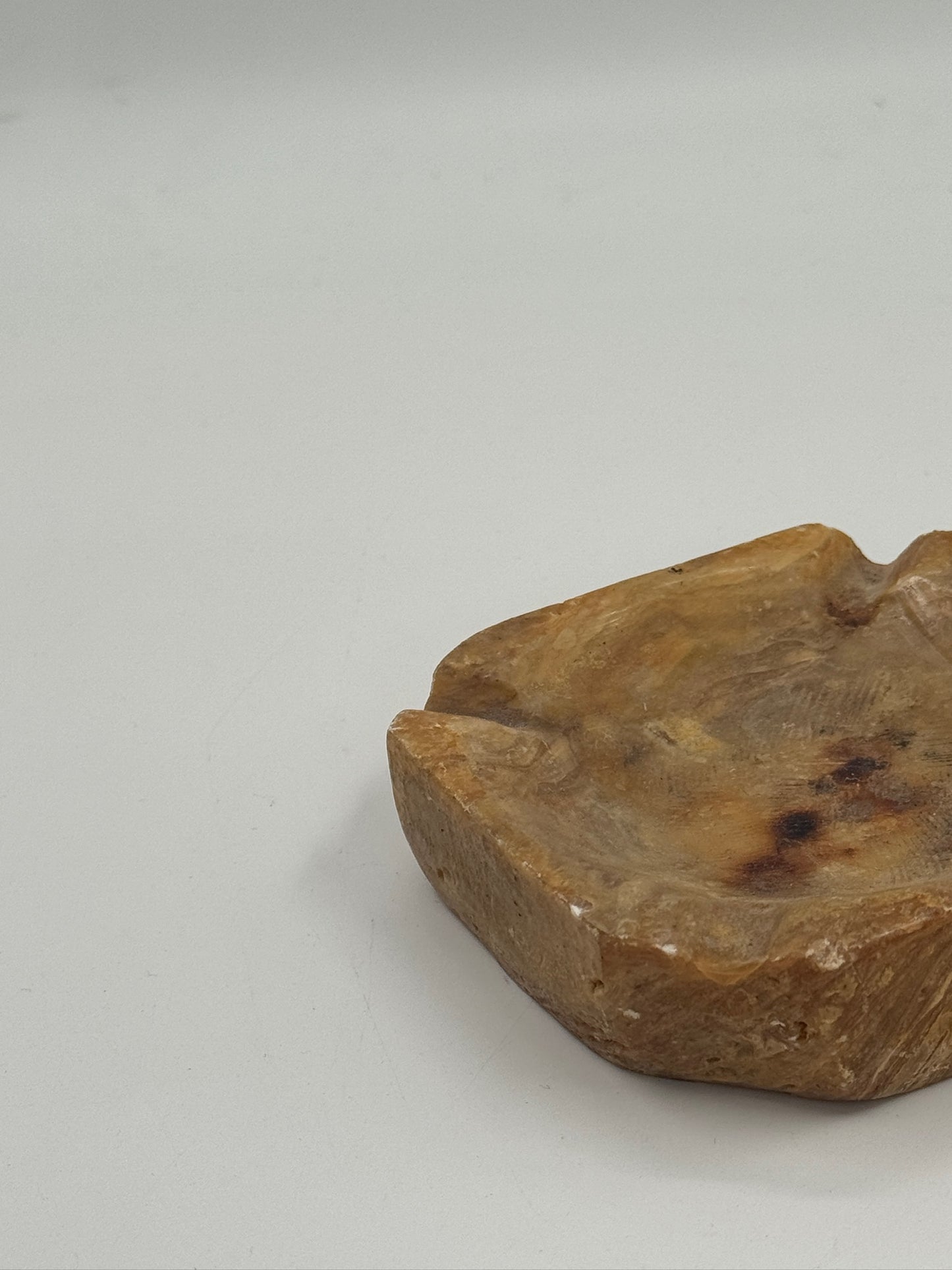 Vintage Natural Stone Ashtray