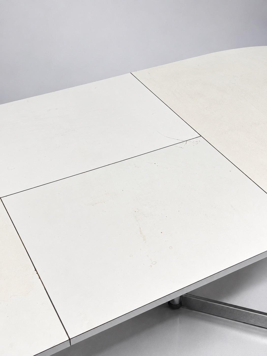 Extendable Oval Dining Table, 1970s