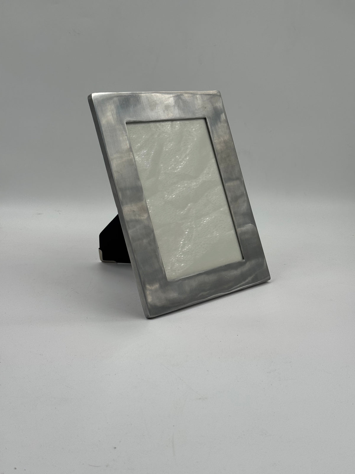 Pewter-Finish Cast Metal Photo Frame