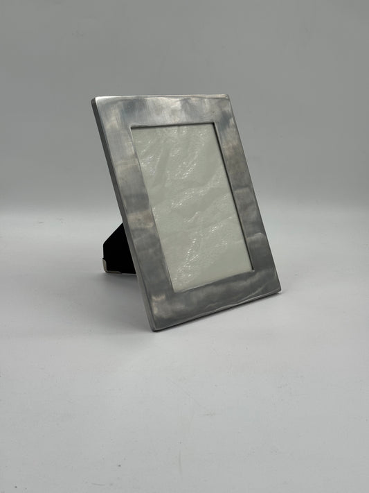 Pewter-Finish Cast Metal Photo Frame