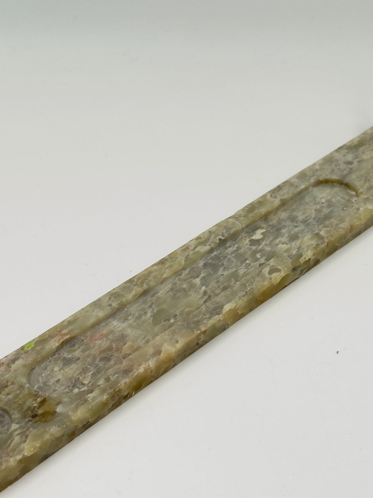 Hand-Carved Soapstone Incense Holder with Ganesha