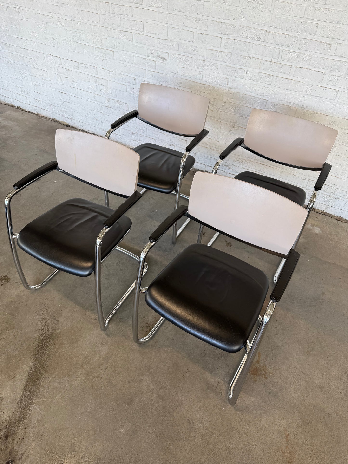 Haworth Cantilever Conference Chairs — Set of 4