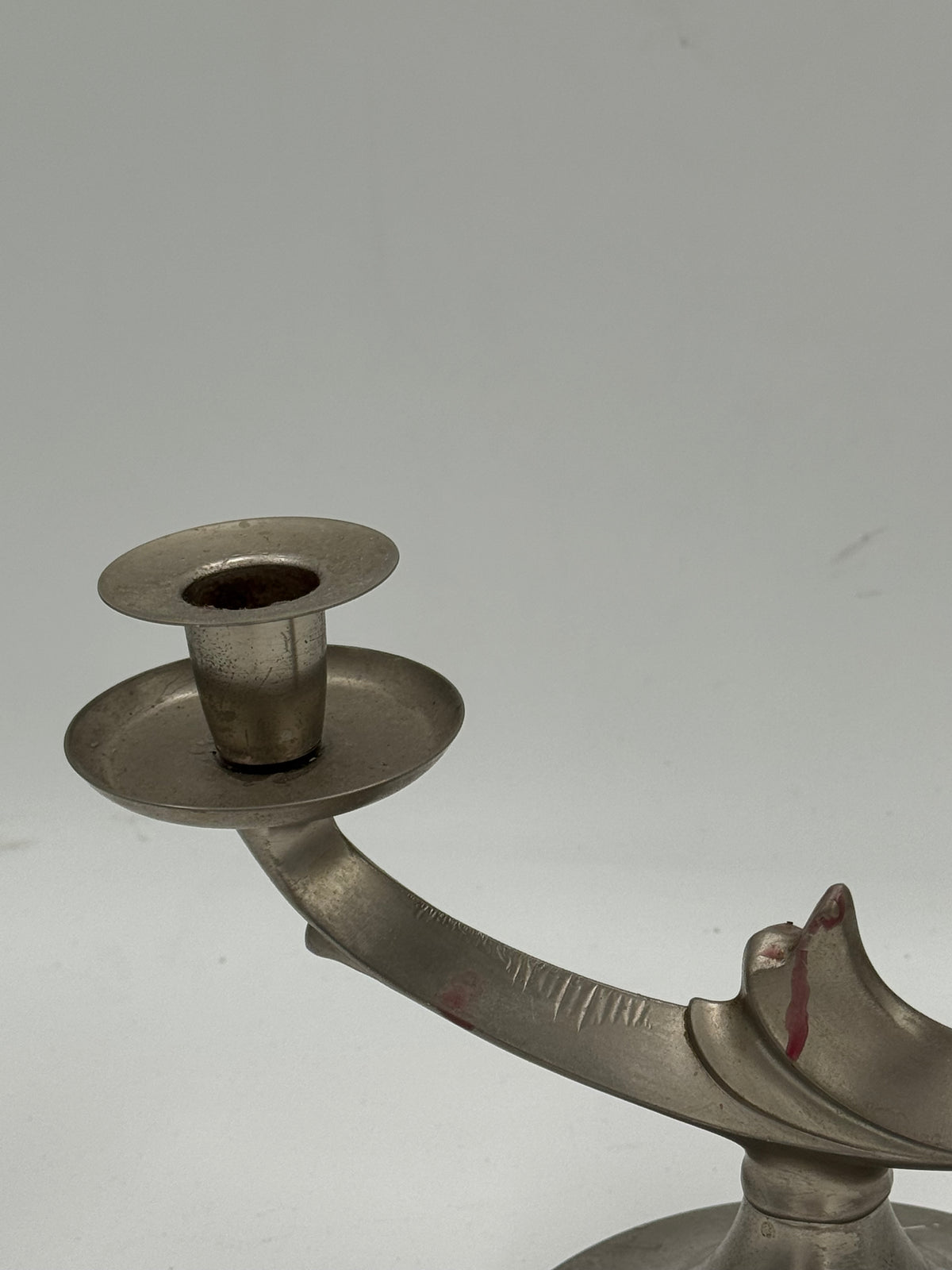 Vintage Sculptural Bird-Form Two-Light Candelabra