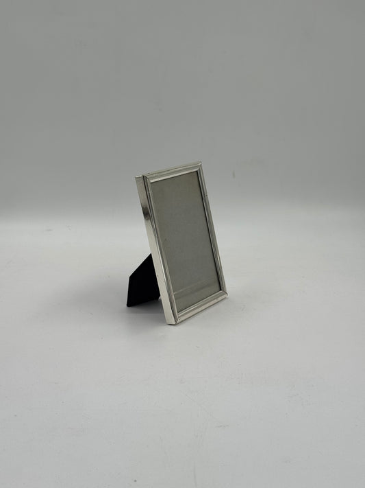 Small Silver-Tone Metal Photo Frame