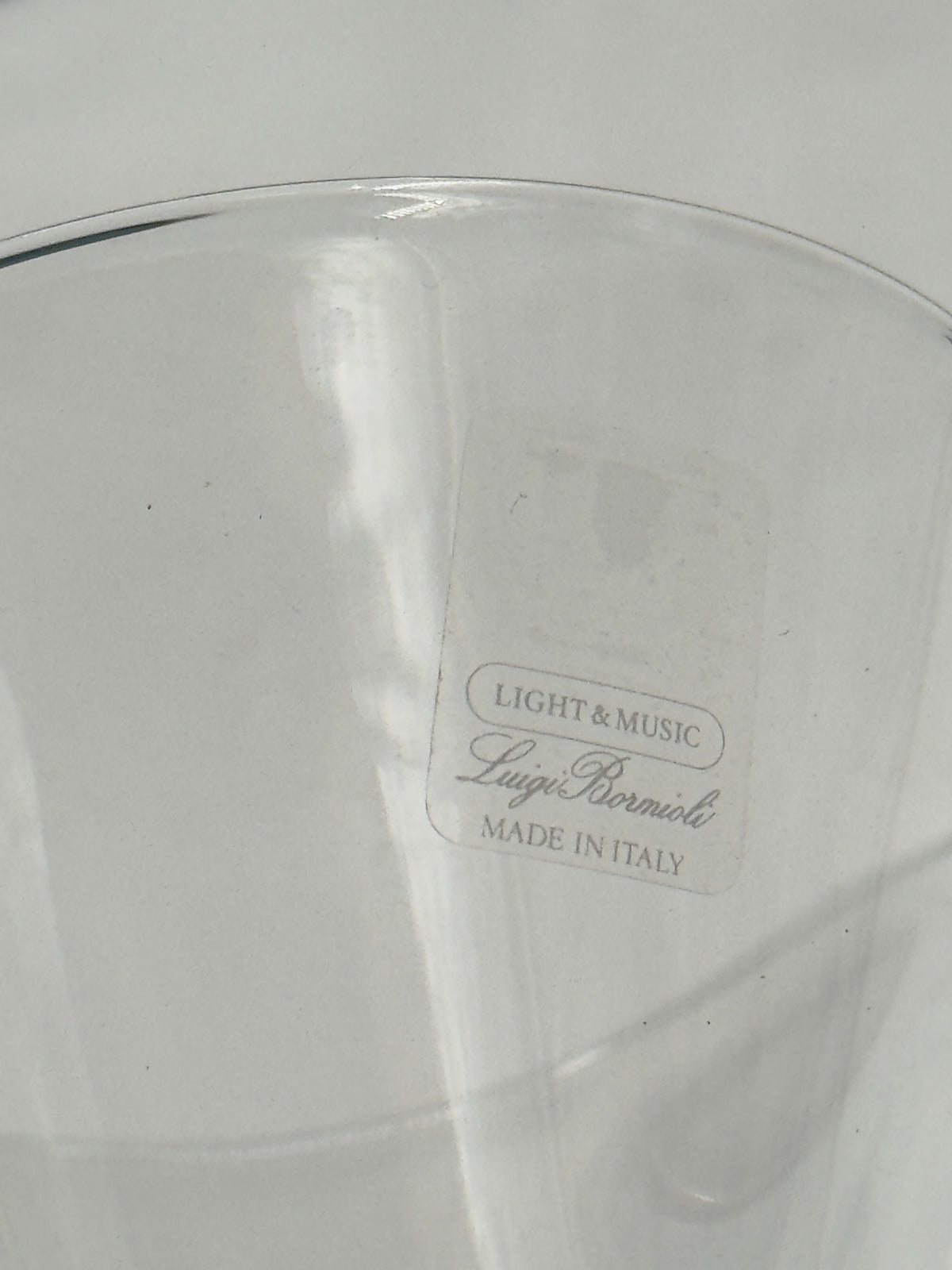 Set of 4 Vintage Italian Wine Glasses with Sculptural Blue Stems, Two Sizes