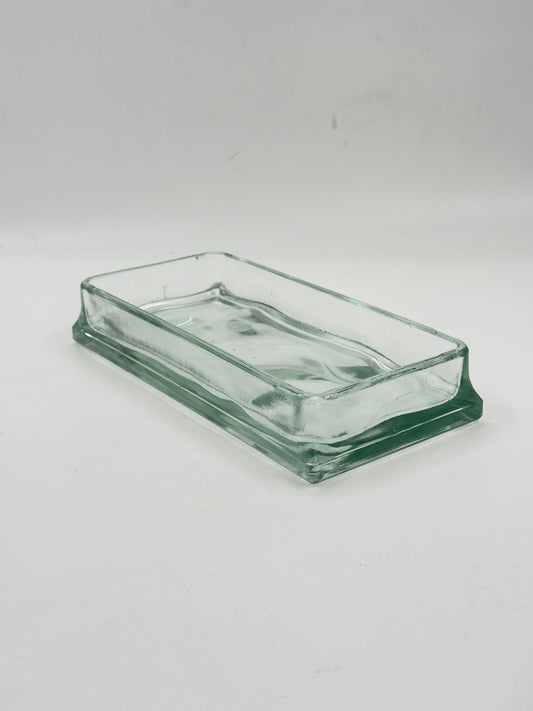 Green-Tinted Glass Tray