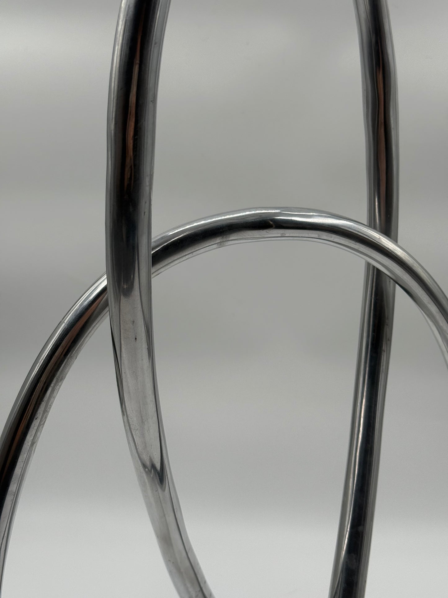 Polished Chrome Ribbon Sculpture