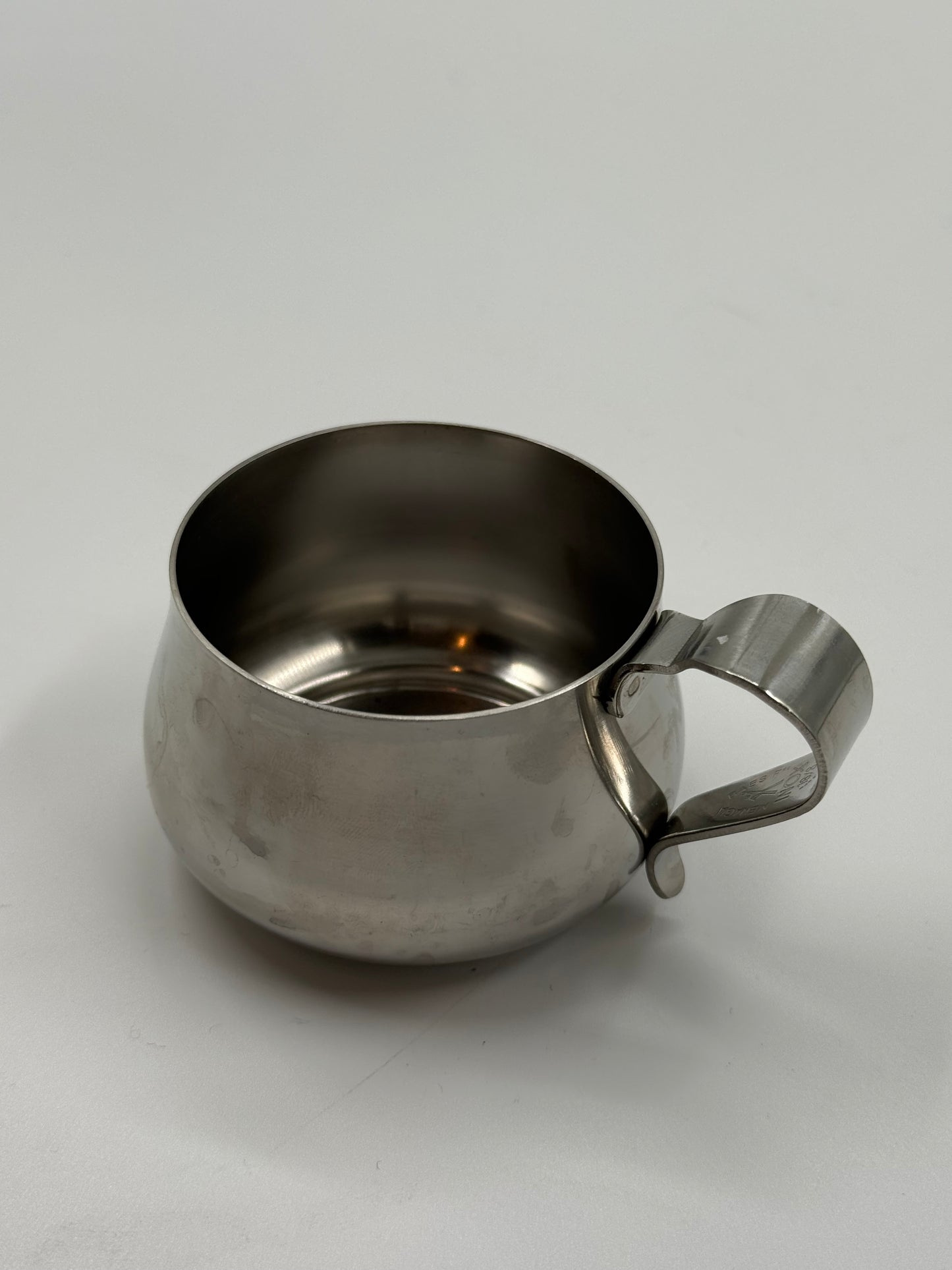 Curved Steel Tea Glasses Organic Minimalism (Set of Four)