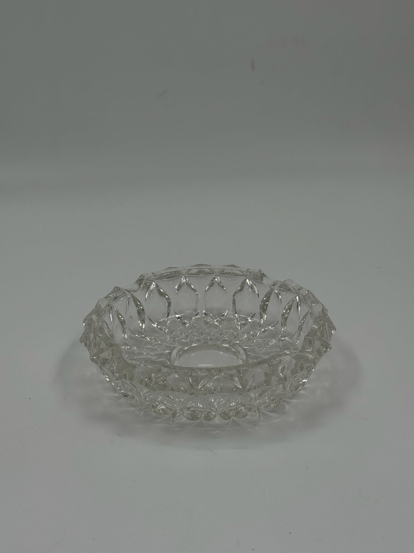 Vintage Pressed Glass Catchall Dish