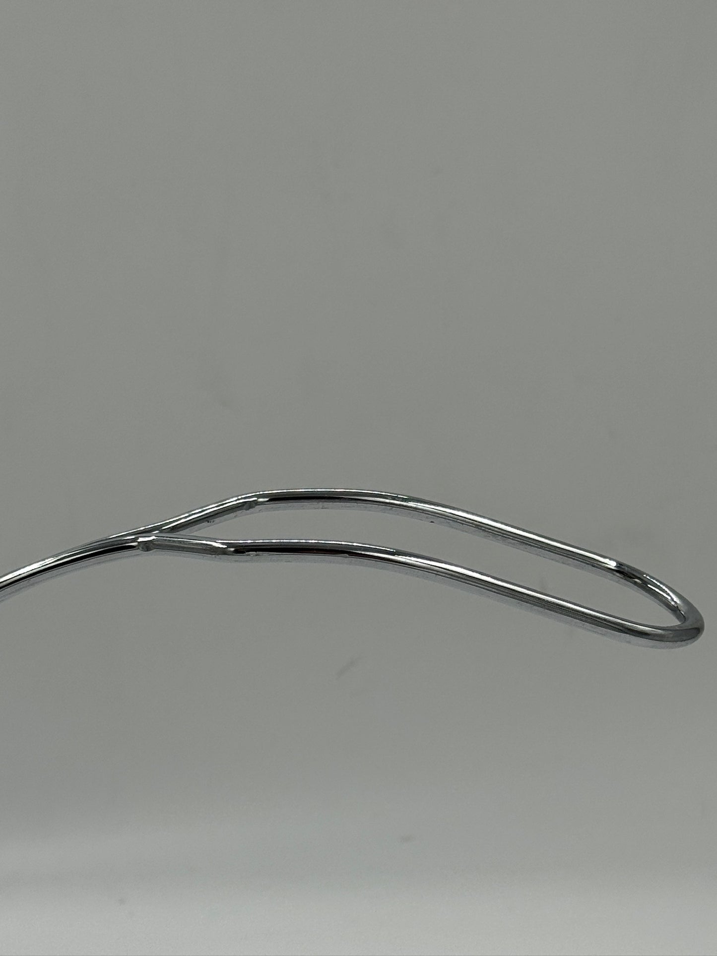 Vintage Postmodern Chrome Wire Wine Bottle Holder