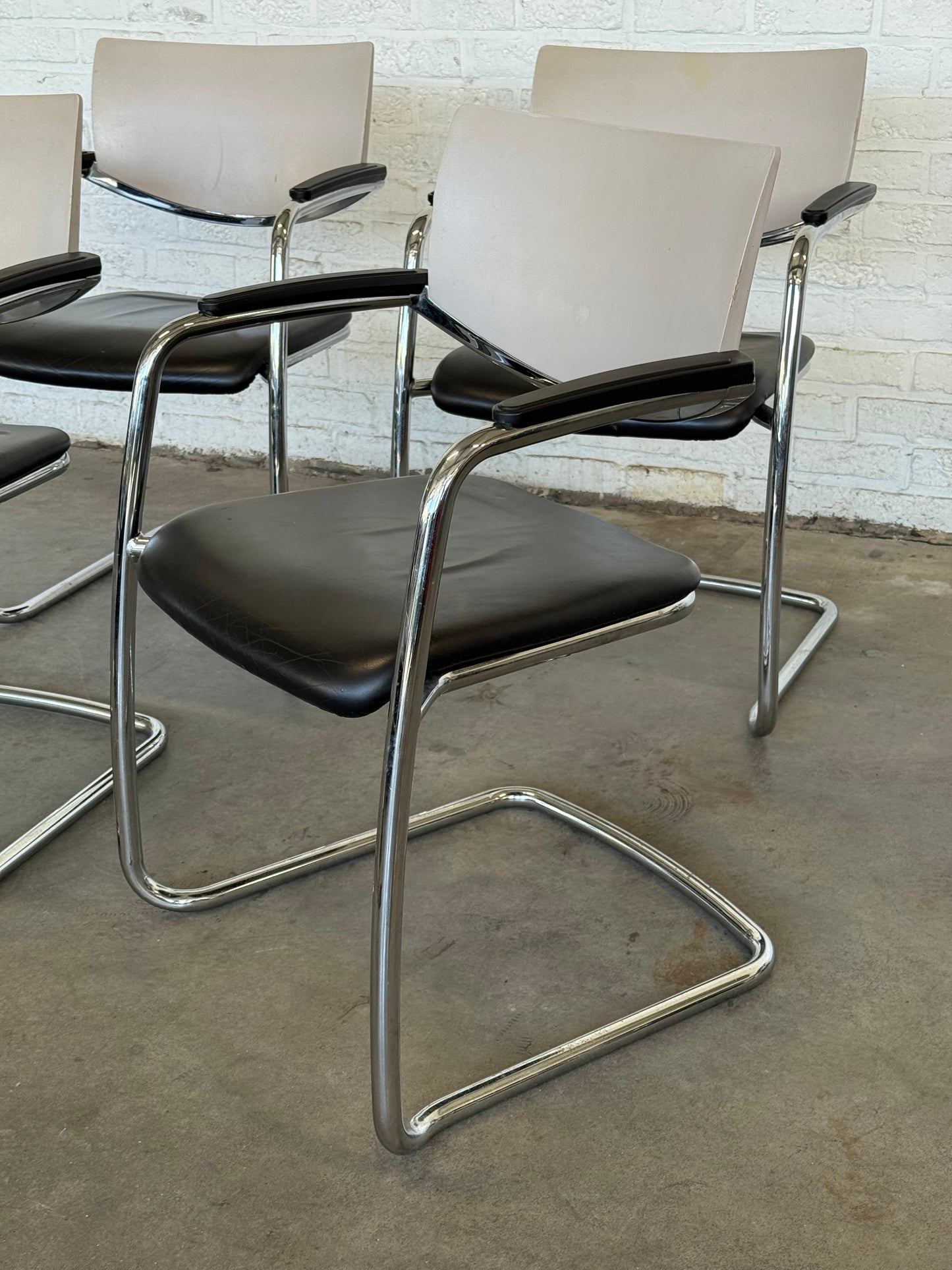 Haworth Cantilever Conference Chairs — Set of 4