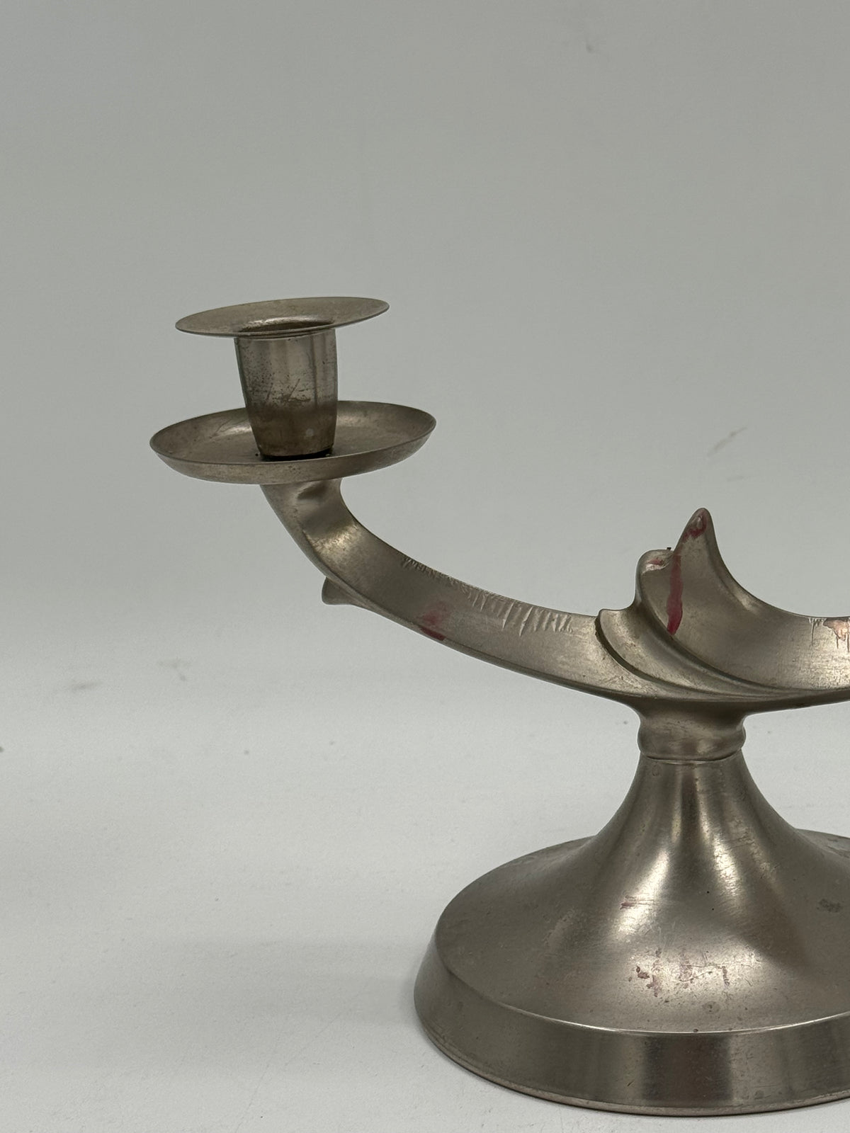Vintage Sculptural Bird-Form Two-Light Candelabra