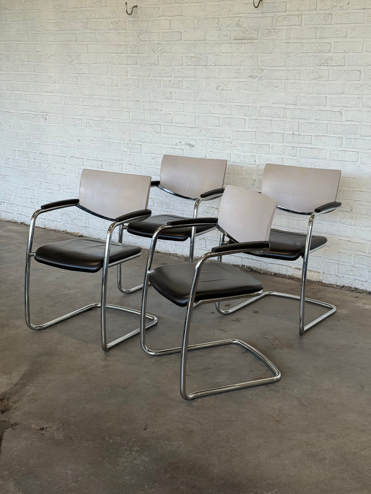 Haworth Cantilever Conference Chairs — Set of 4