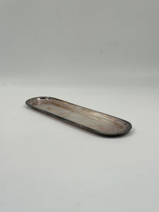 Silver-Plated Oblong Tray