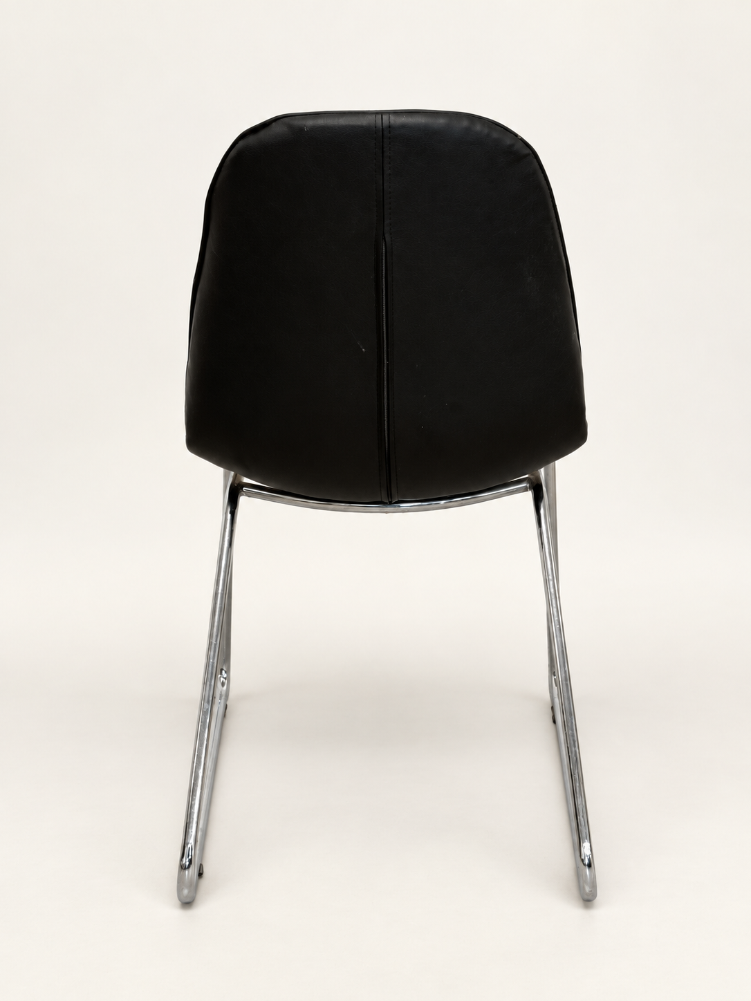 Chrome Sled Dining Chairs, Set of 4