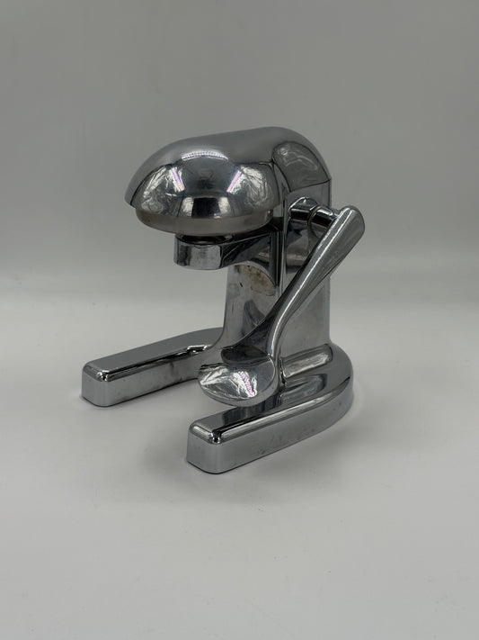 Vintage Chrome Manual Lever Citrus Juicer