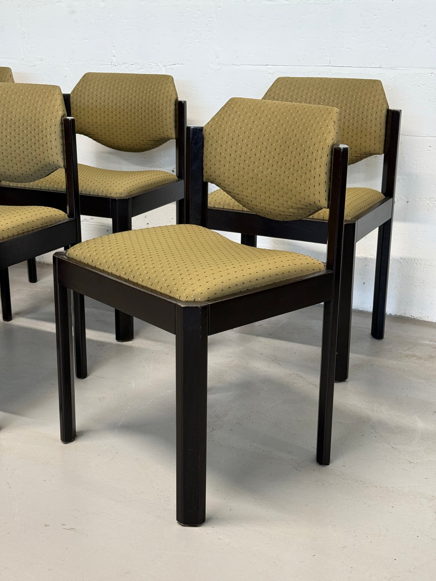 Set of 6 Vintage Italian Dining Chairs