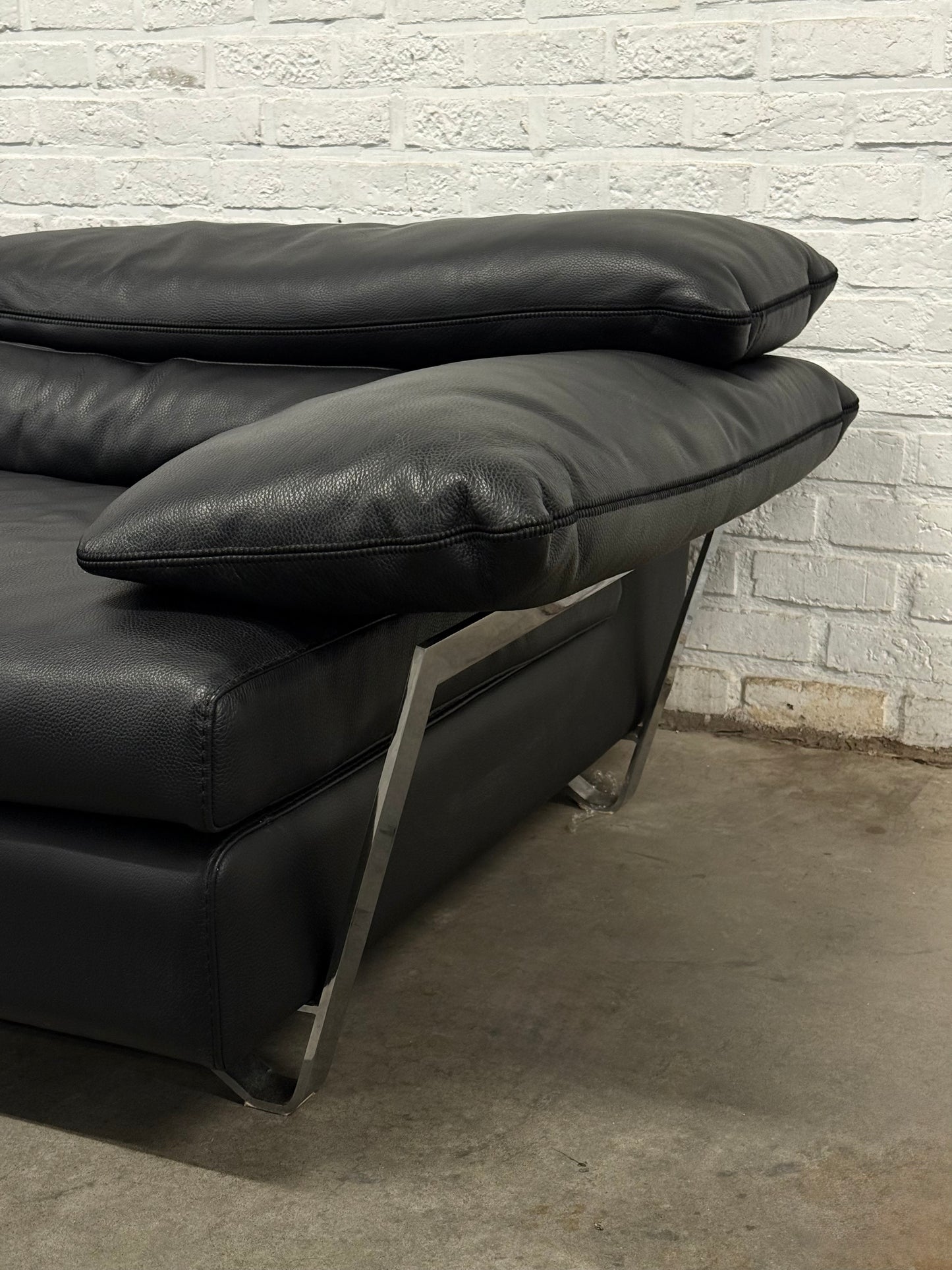 Roche Bobois Leather Sofa Contemporary Design Statement Piece