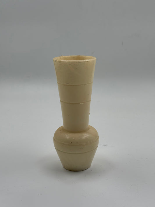 Small Cream Ceramic Vase Minimalist Modern Design