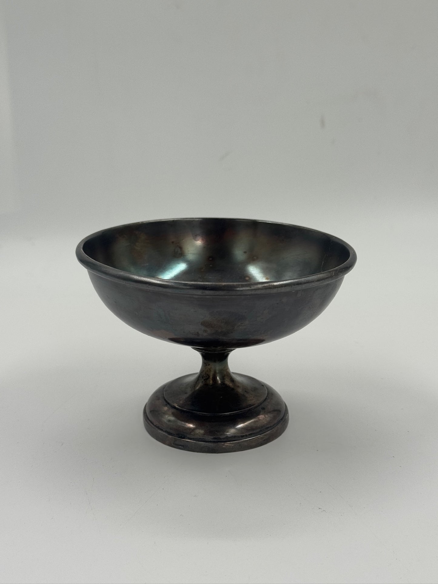 Vintage Silver-Plated Pedestal Bowl