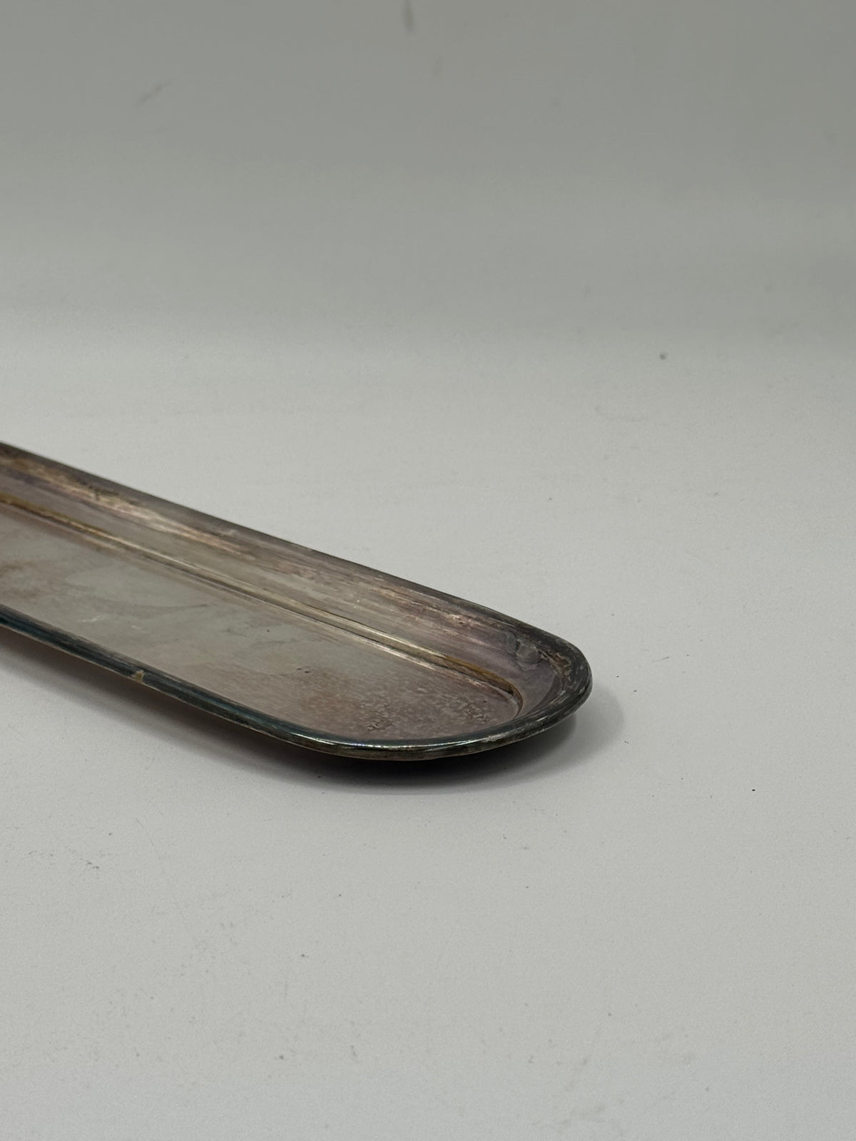Vintage Silver-Plated Oblong Tray