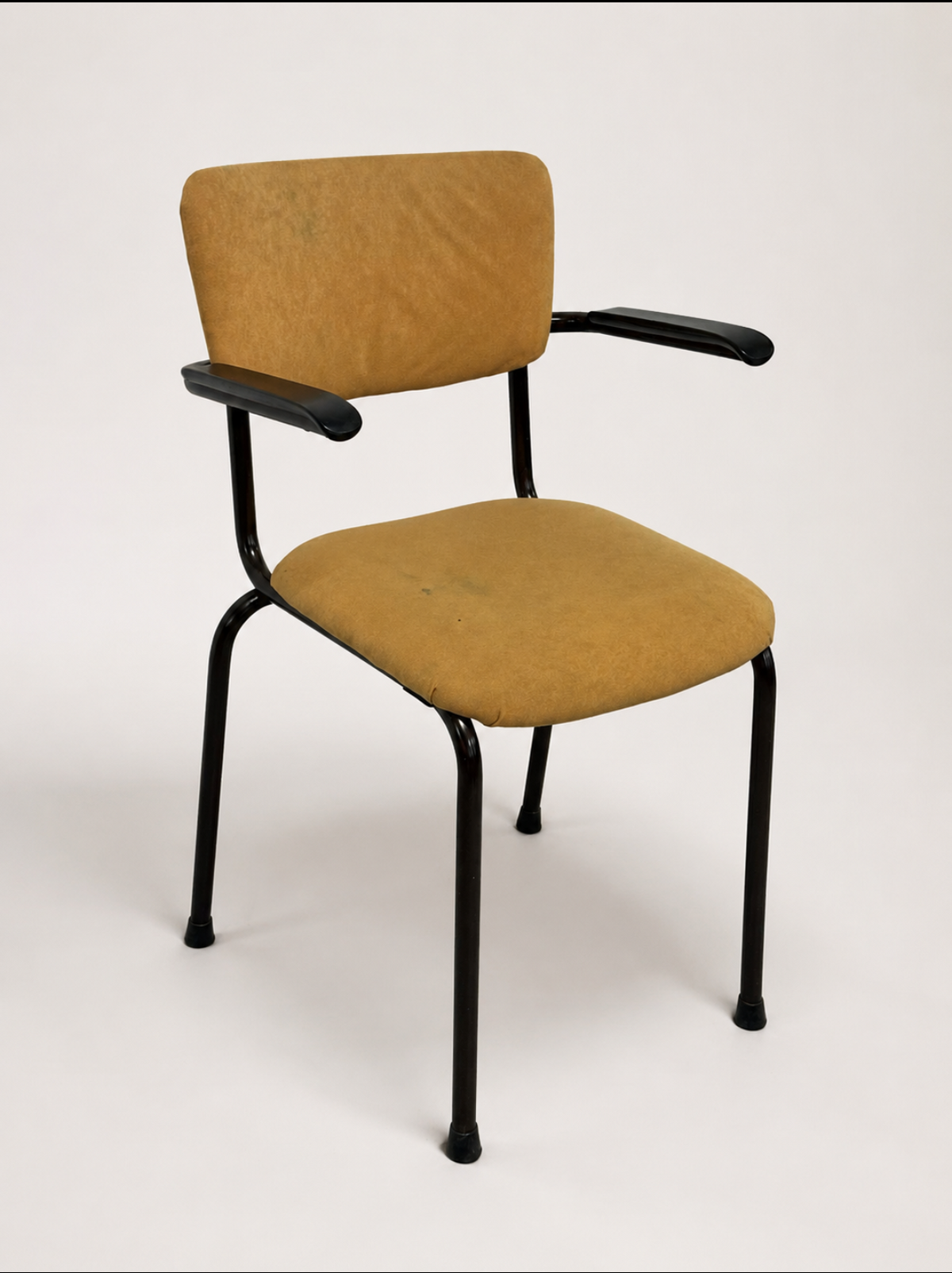 Mustard Armchairs, Set of 4