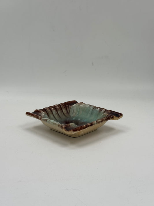 Ceramic Leaf Catchall, Green Glaze