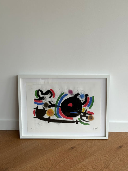 Joan Miró Limited Edition Lithograph (10/250)