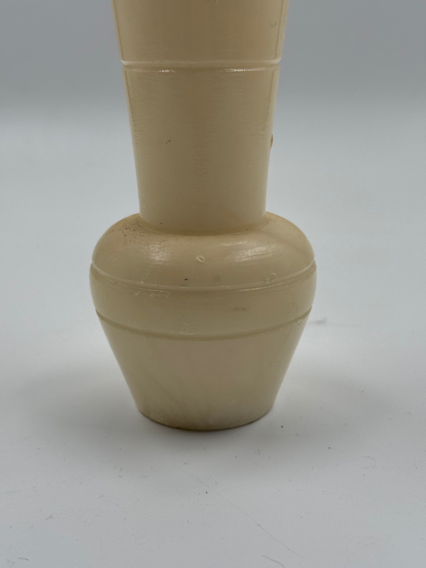 Small Cream Ceramic Vase Minimalist Modern Design