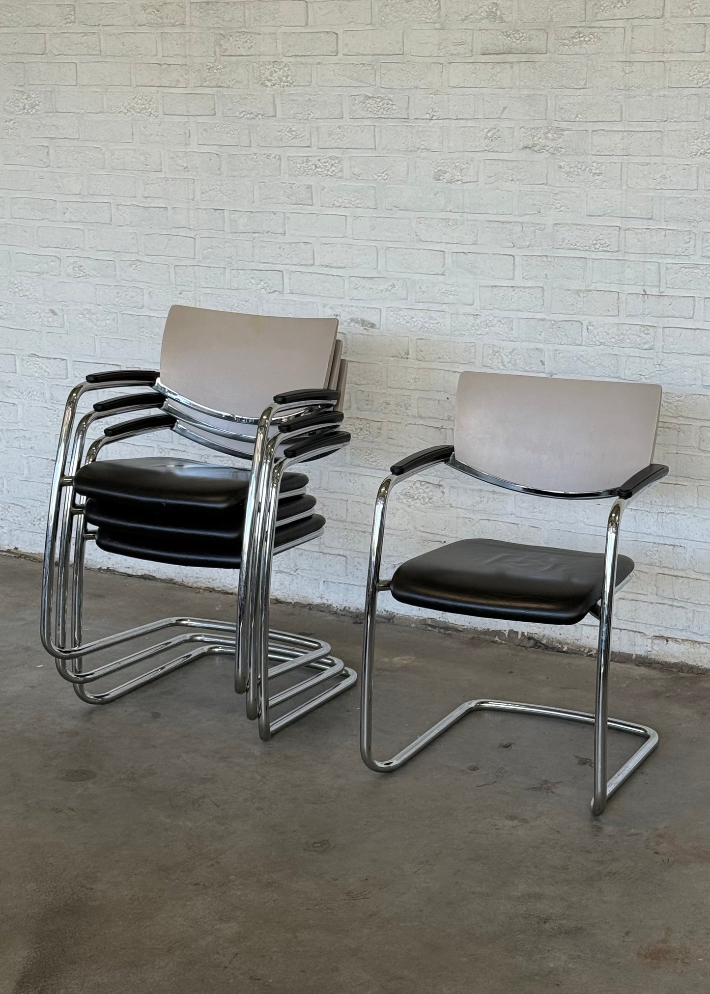 Haworth Cantilever Conference Chairs — Set of 4