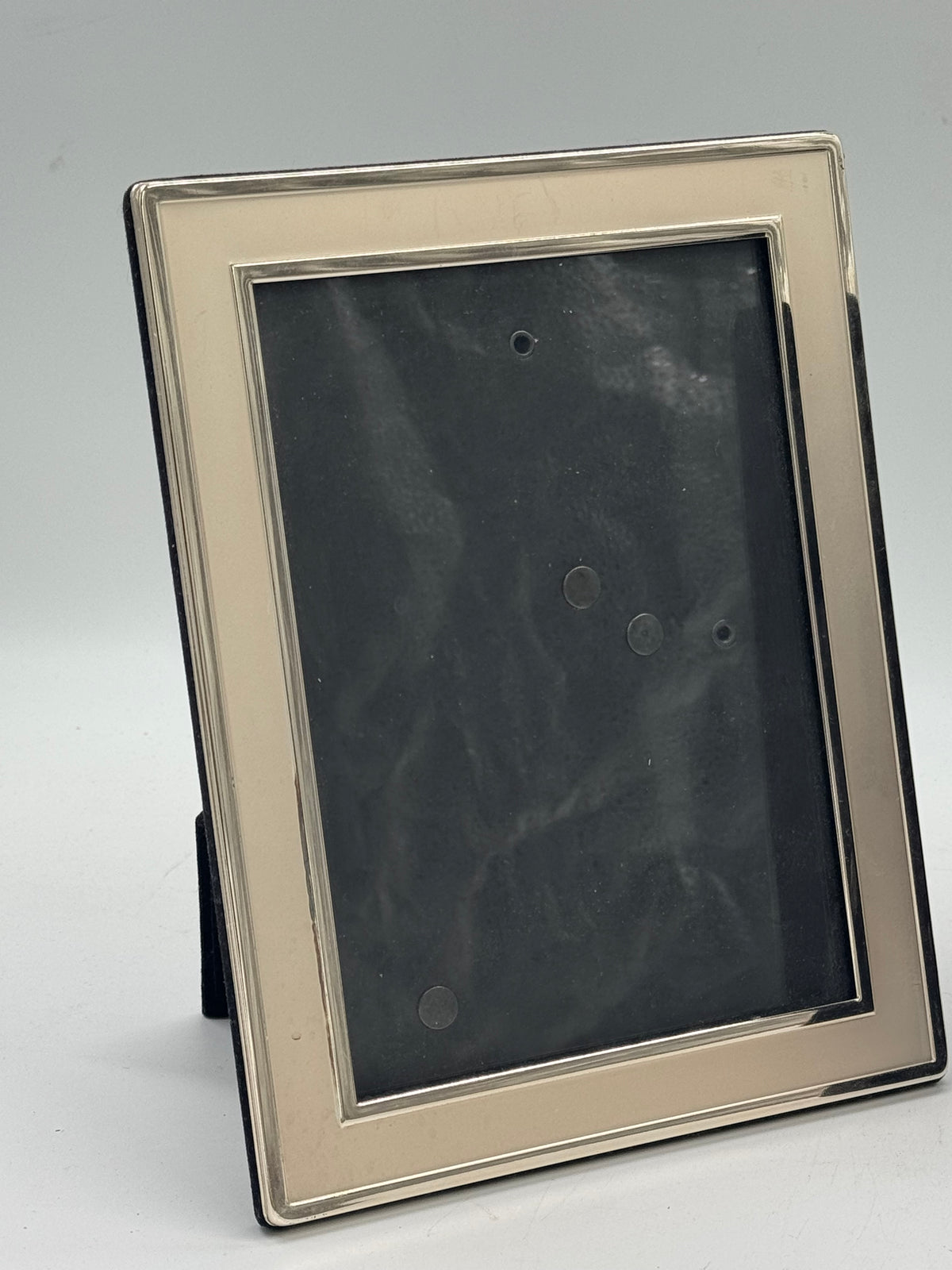 Pair of Silver-Tone Metal Photo Frames
