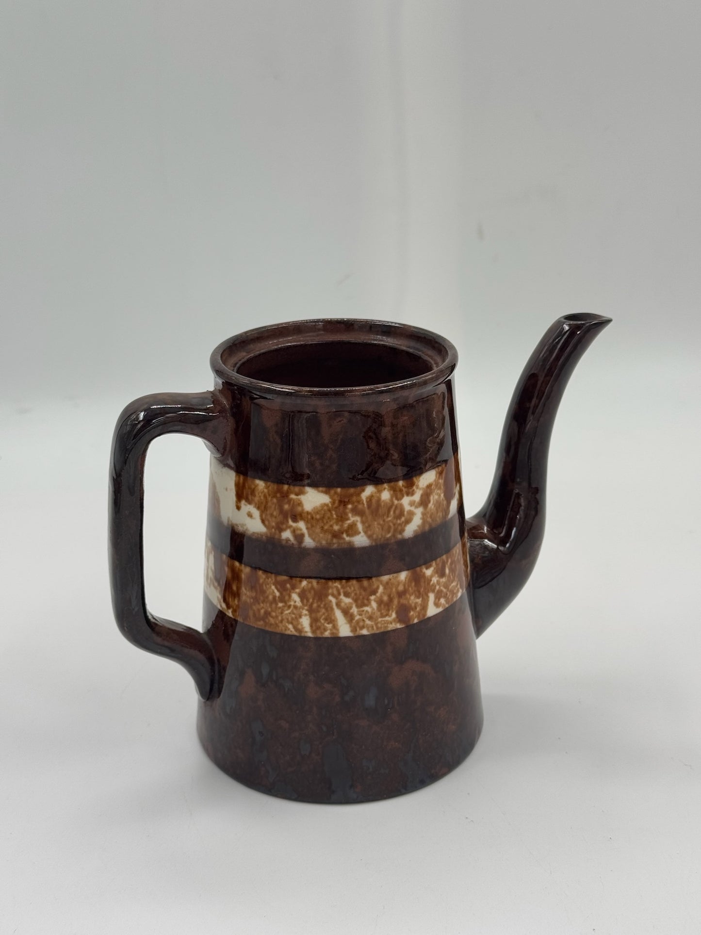 Vintage French Country Ceramic Coffee Pot