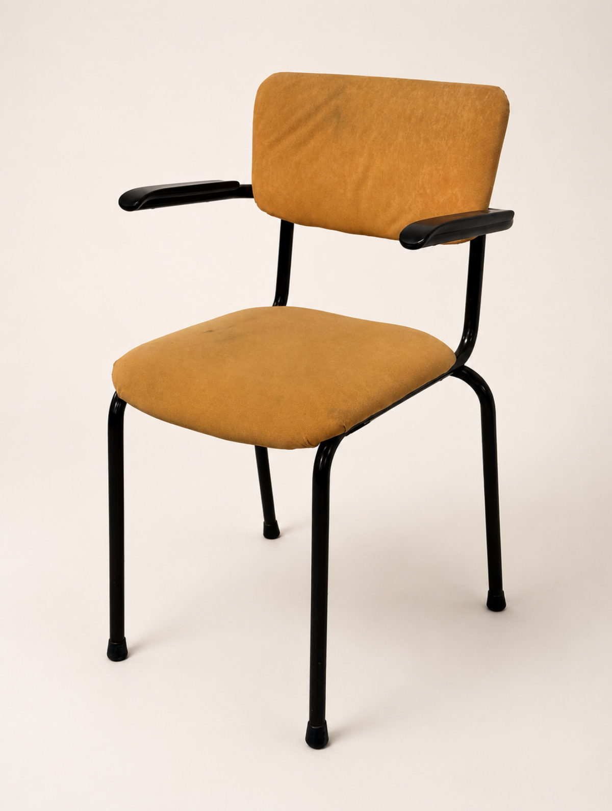 Mustard Armchairs, Set of 4