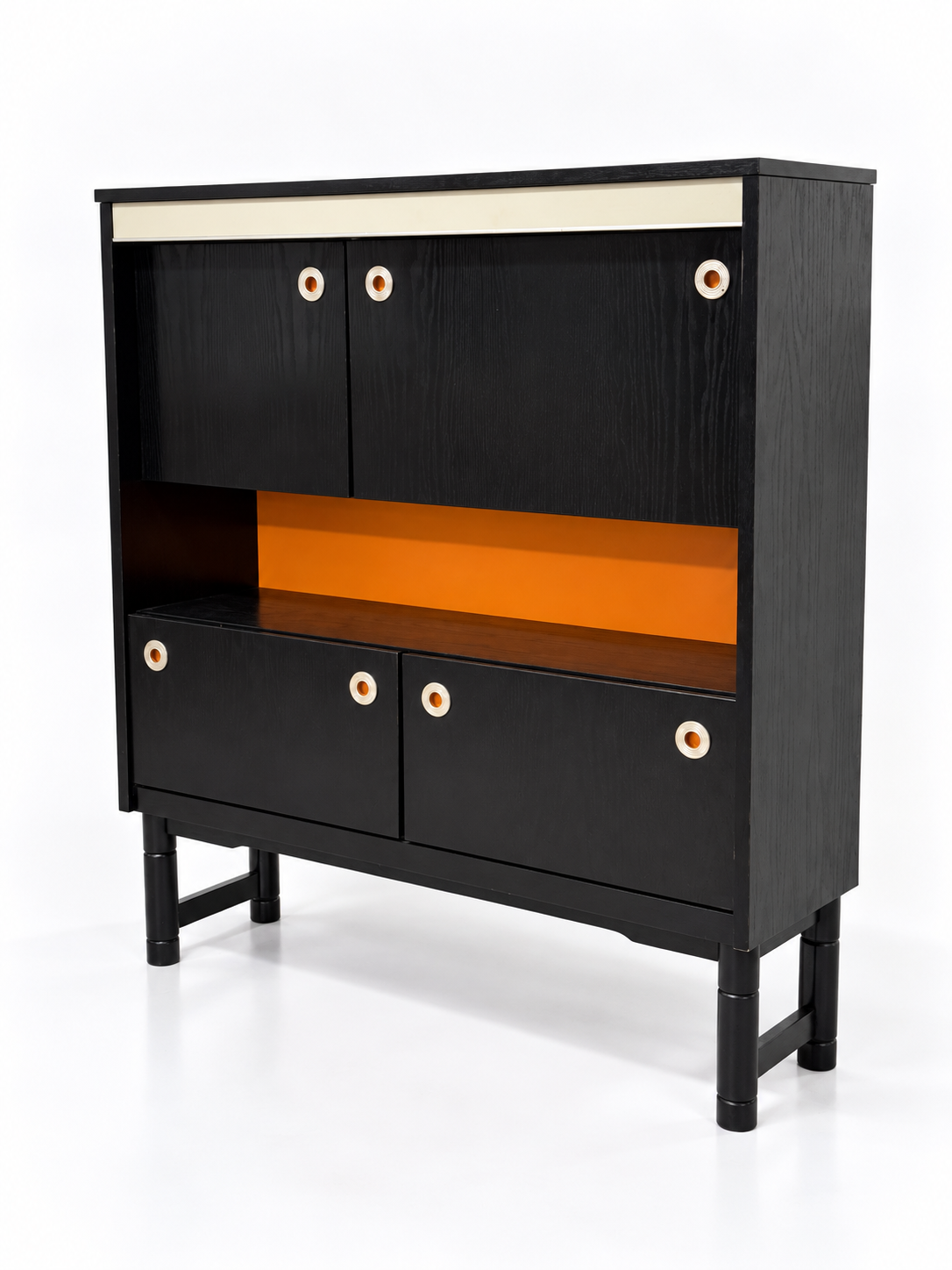 Black Ash Secretary Cabinet, 1970s