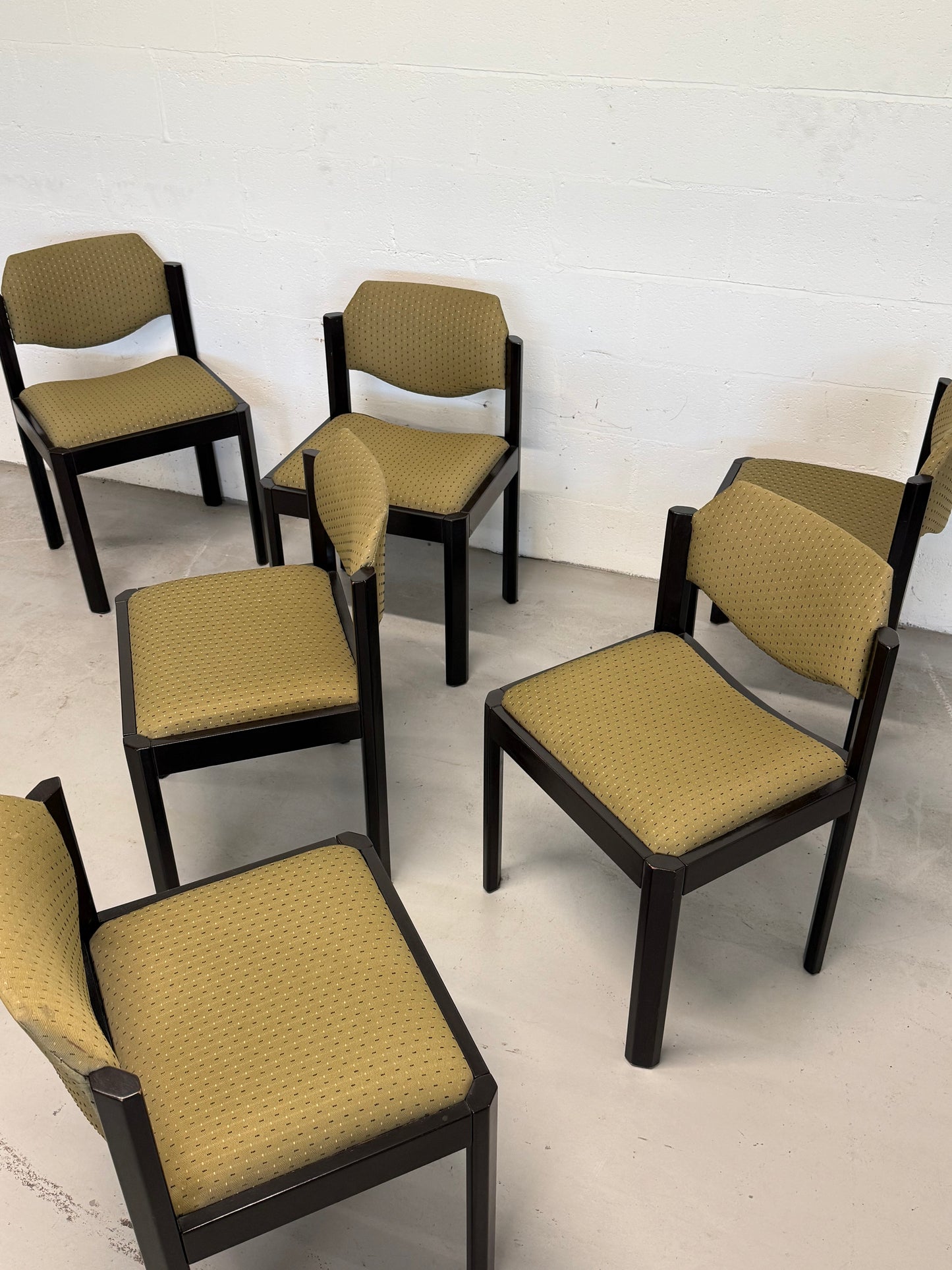 Set of 6 Vintage Italian Dining Chairs